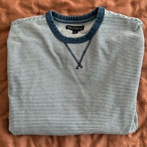 J Crew striped crewneck